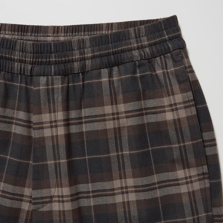 Uniqlo Flannel Ankle Length Loungewear Panske Hnede | DSIRTY-209