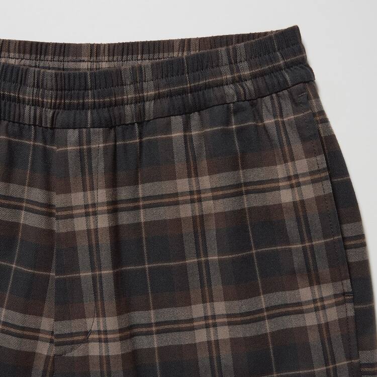 Uniqlo Flannel Ankle Length Nohavice Panske Hnede | ZETCGK-785