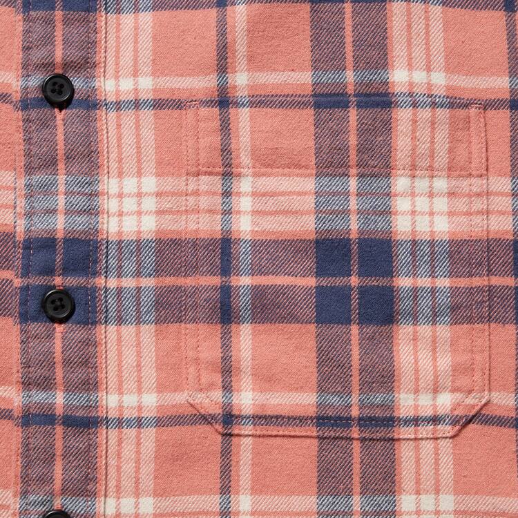 Uniqlo Flannel Regular Fit Checked (Regular Collar) Kosele Panske Ruzove | NTYLXE-136