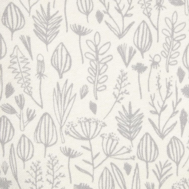 Uniqlo Fleece Flower Print Leginy Pre Babatka Biele | RLWFSN-659