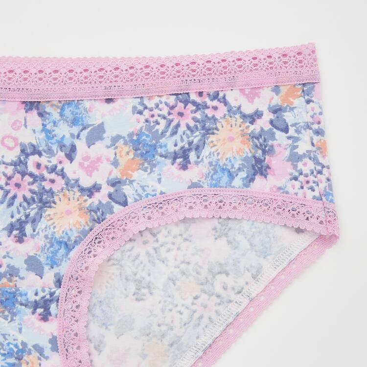 Uniqlo Floral Hiphugger Spodne Pradlo Damske Ruzove | KGJSTY-806