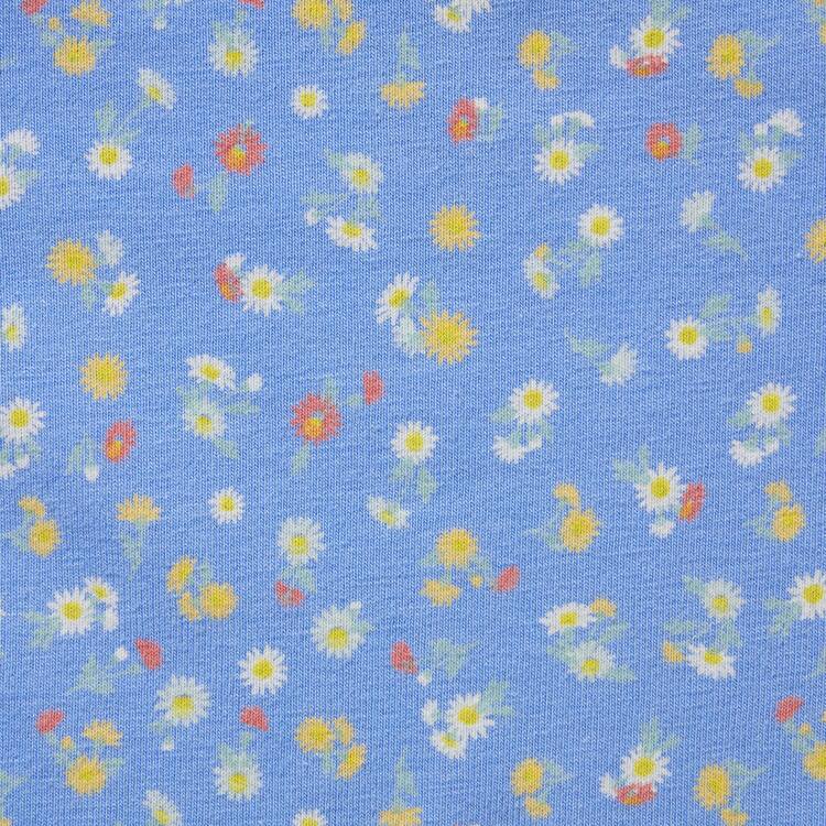 Uniqlo Flower Print Hiphugger Spodne Pradlo Damske Modre | GHFQUT-962