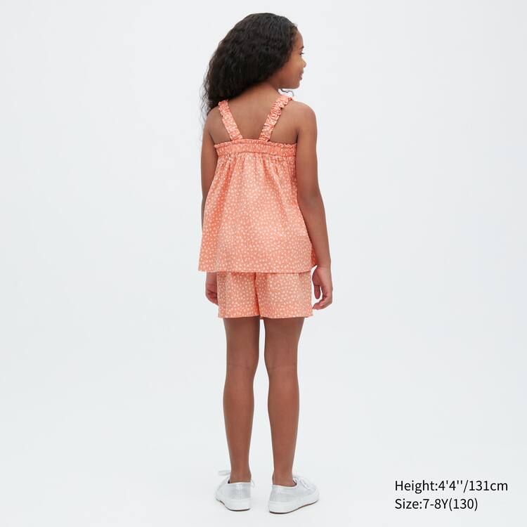 Uniqlo Gathered Camisole Kosele Detske Svetlo Oranžové | GXCEKD-658