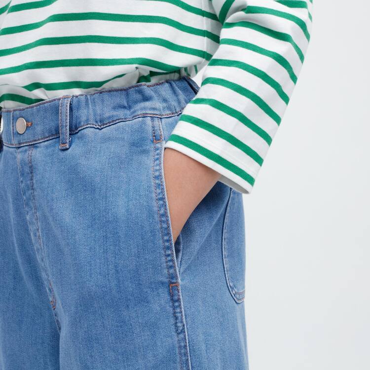 Uniqlo Girlsgy Džínsy Detske Modre | FNZIXL-073