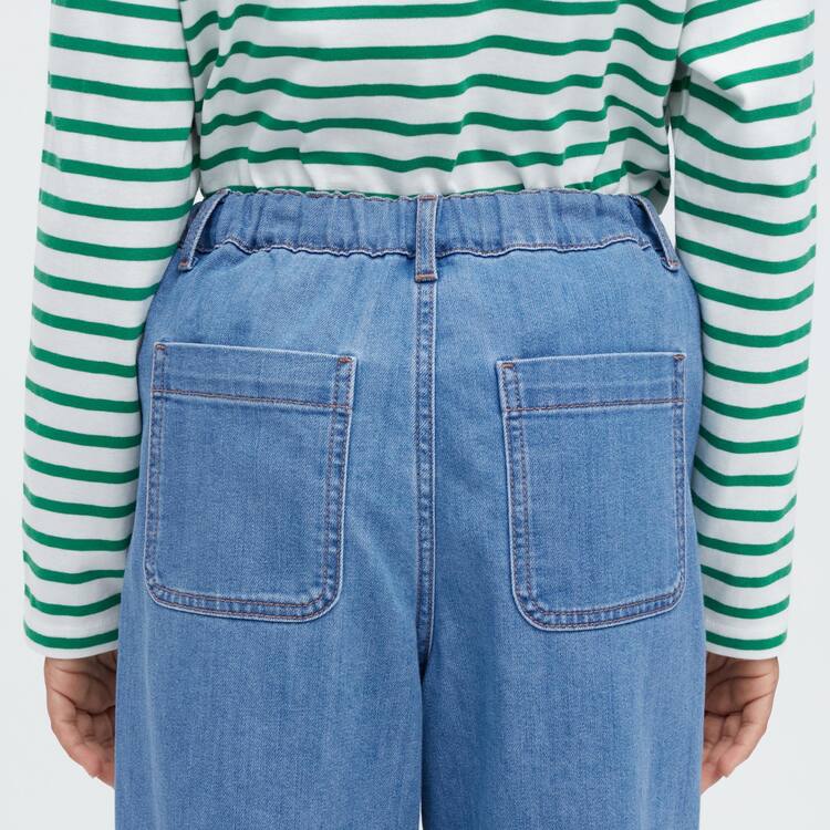 Uniqlo Girlsgy Džínsy Detske Modre | FNZIXL-073