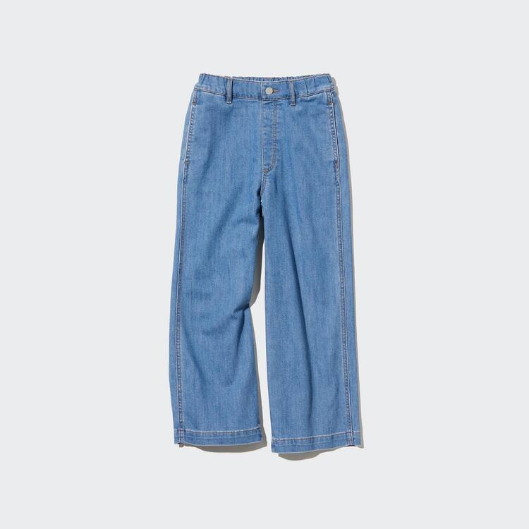 Uniqlo Girlsgy Džínsy Detske Modre | FNZIXL-073
