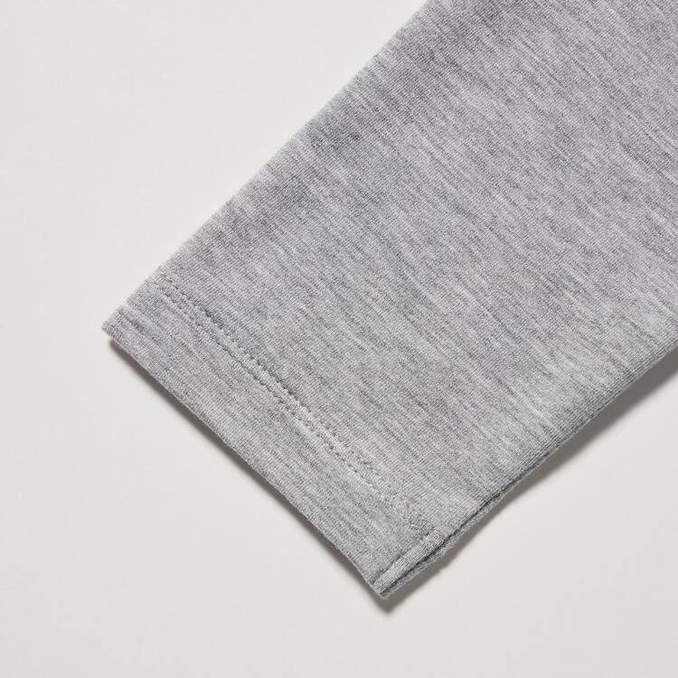 Uniqlo Heattech Extra Warm Bavlnene Crew Neck Long Sleeved Thermal Topy Damske Siva | MKVFPX-628