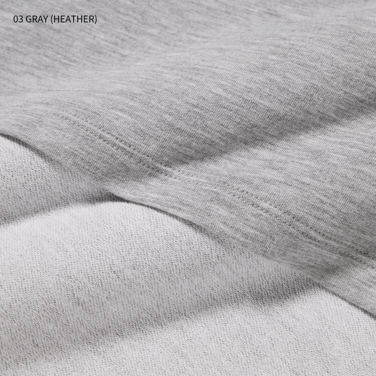 Uniqlo Heattech Extra Warm Bavlnene Heather Crew Neck Long Sleeved Thermal Topy Panske Siva | XNVYHD-681