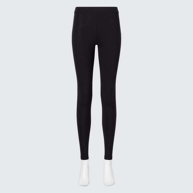Uniqlo Heattech Extra Warm Bavlnene Thermal Leginy Damske Čierne | SAVLQH-197