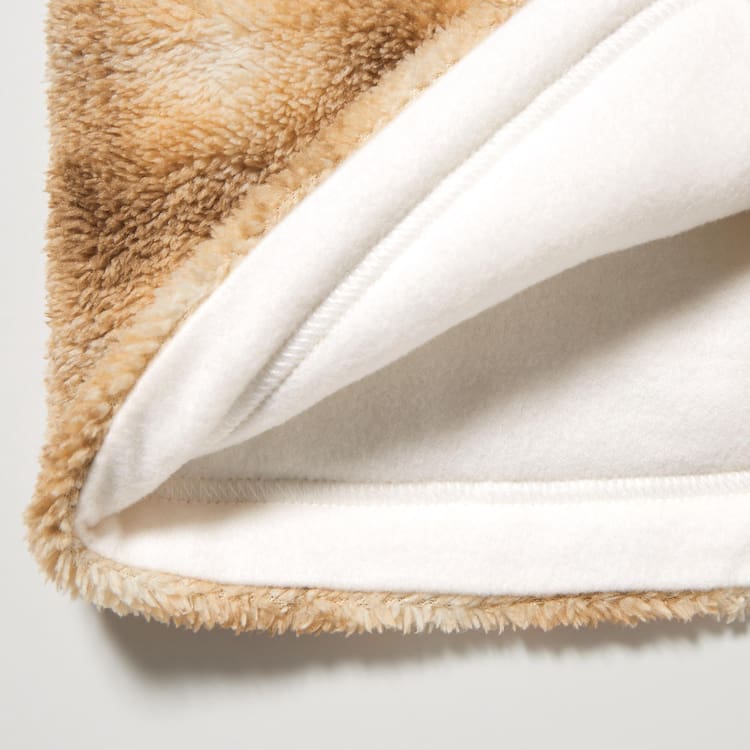 Uniqlo Heattech Fleece Printed Neck Warmer Satky Detske Béžové | XCZUDS-106