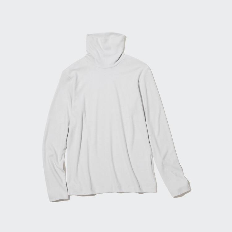 Uniqlo Heattech Fleece Turtleneck Long Sleeved Thermal Topy Damske Svetlo Siva | SNERUO-284