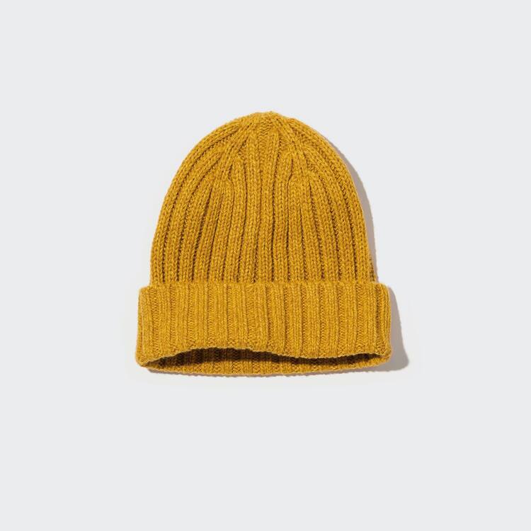 Uniqlo Heattech Pletené Caps Detske Žlté | XVKCTW-376