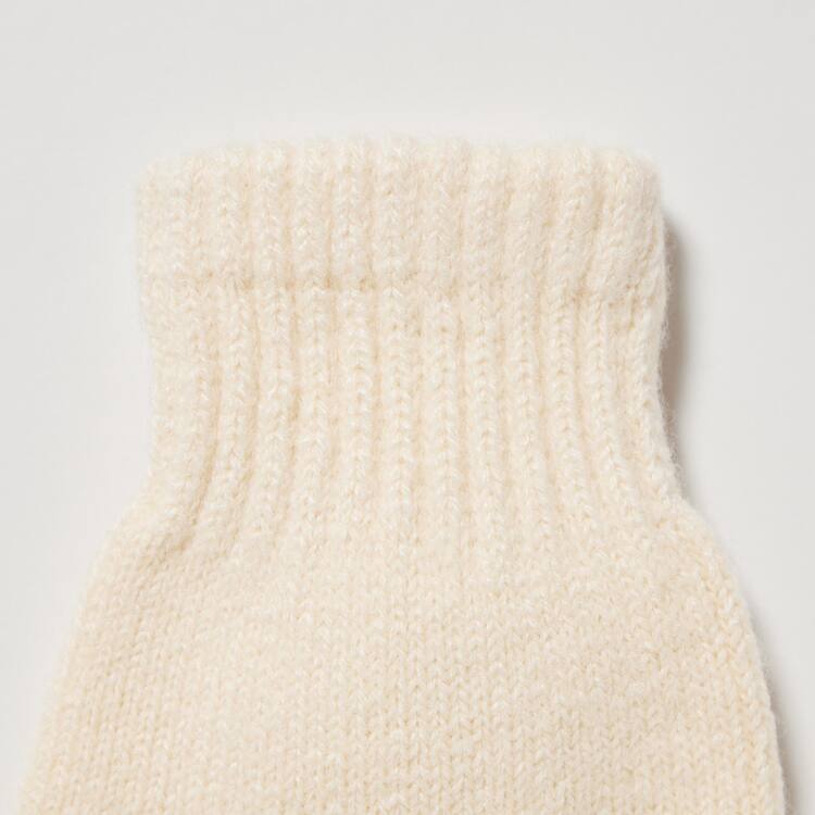 Uniqlo Heattech Pletené Gloves Rukavice Detske Biele | LSZKHA-460
