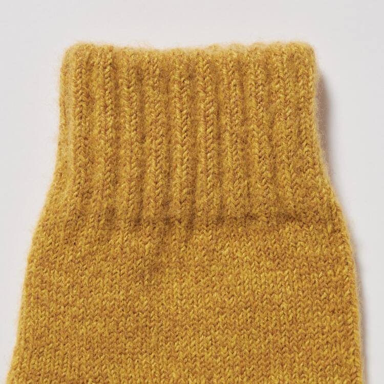 Uniqlo Heattech Pletené Thermal Gloves Rukavice Detske Žlté | MGHIUT-340