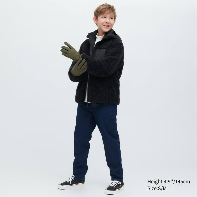 Uniqlo Heattech Podsite Touchscreen Thermal Gloves Rukavice Detske Olivovo Zelená | WHYGQZ-518