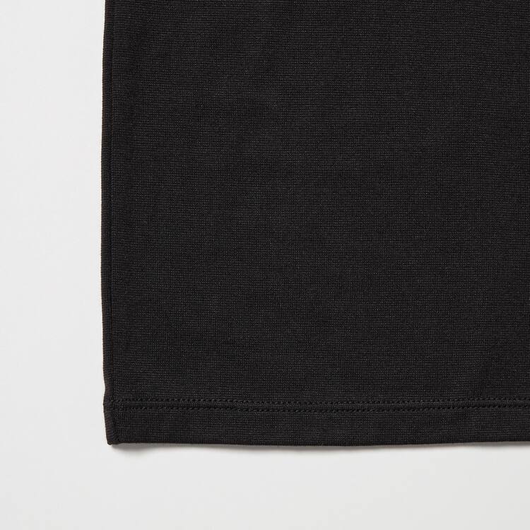 Uniqlo Heattech Scoop Neck Long Sleeved Thermal Topy Pre Babatka Čierne | IXPZDS-610