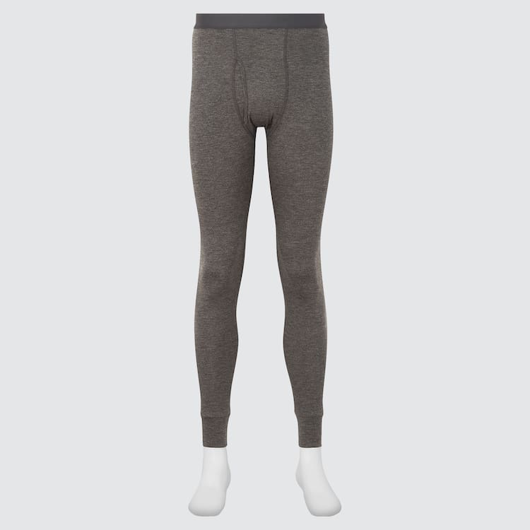Uniqlo Heattech Thermal Tights (2021 Season) Spodne Pradlo Panske Tmavo Siva | OYTNVH-358