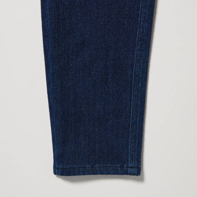 Uniqlo Heattech Ultra Stretch High Rise Denim Thermal Nohavice Damske Modre | YIZDBA-985