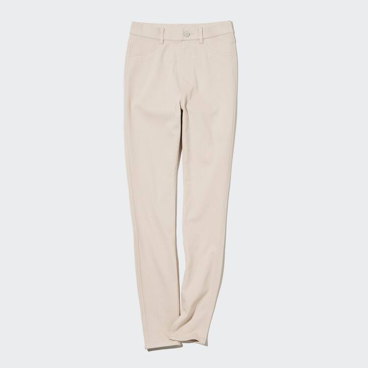 Uniqlo Heattech Ultra Stretch Thermal (Long) Leginy Damske Béžové | JTKPDN-426