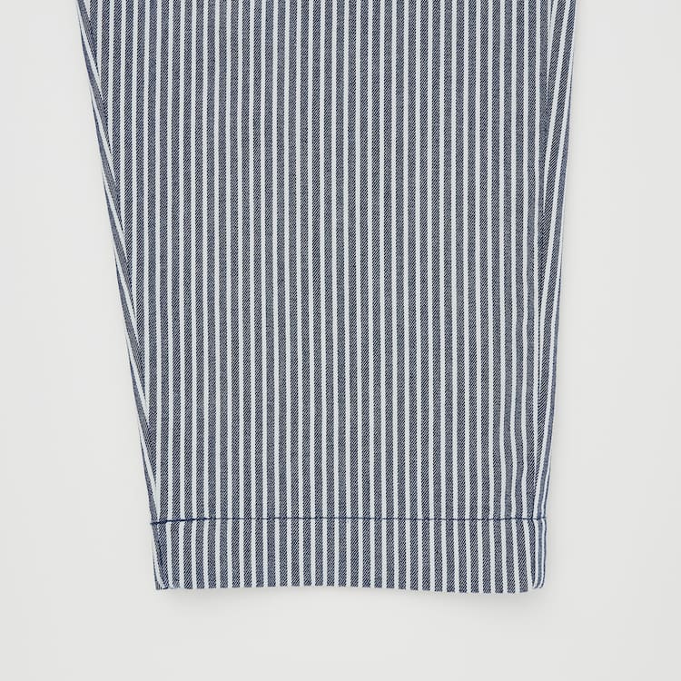 Uniqlo Hickory Easy Relaxed Ankle Length Loungewear Panske Modre | DZFGCW-829