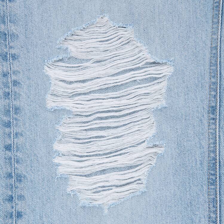 Uniqlo High Rise Rovno Leg Distressed Džínsy Damske Modre | QSCUPW-062