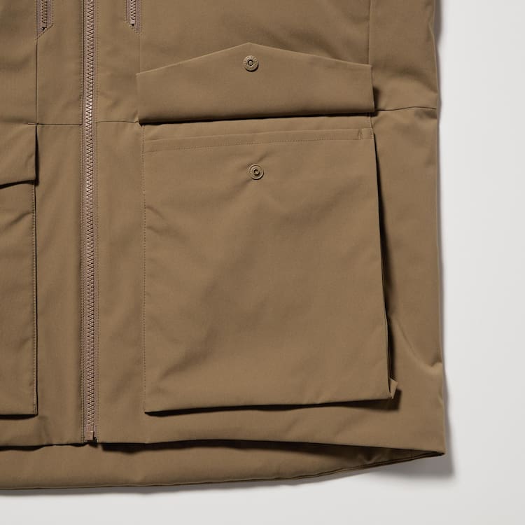 Uniqlo Hybrid Down 3d Cut Parka Panske Hnede | DGMKNY-806