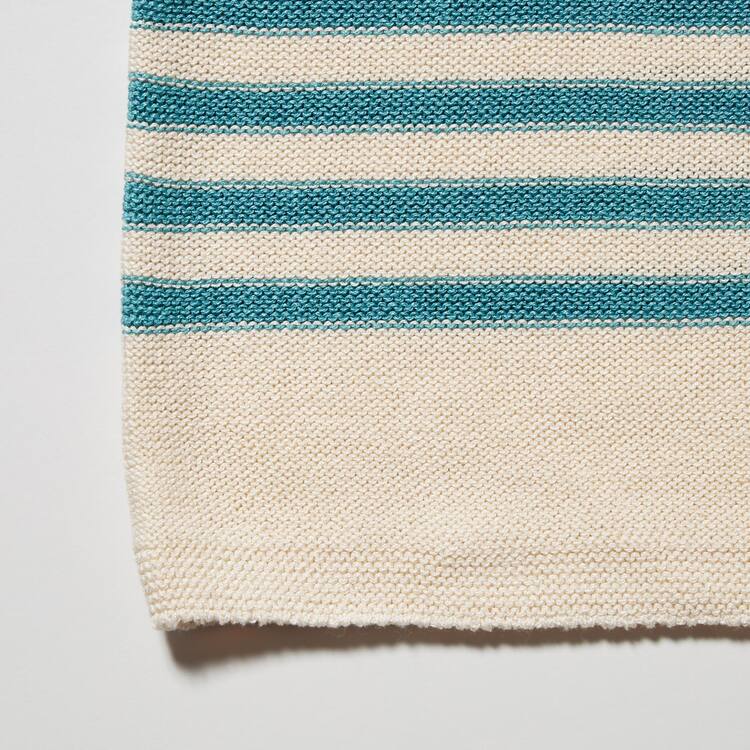Uniqlo Ines De La Fressange 3d Knit Seamless Pruhované Lodné Neck Pleteniny Damske Béžové | REPXSI-840