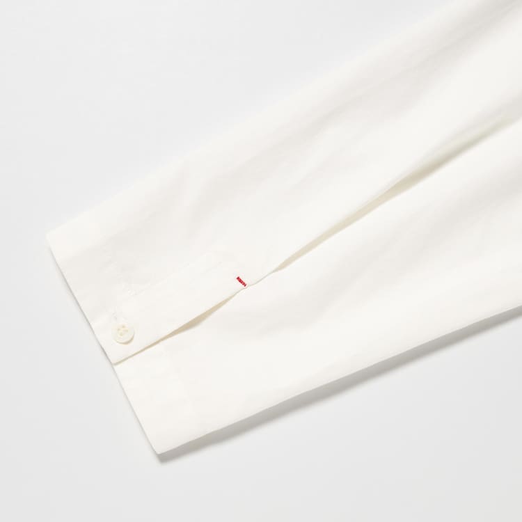 Uniqlo Ines De La Fressange Bavlnene Twill V Neck 3/4 Sleeved Kosele Damske Biele | ZDUMXP-085