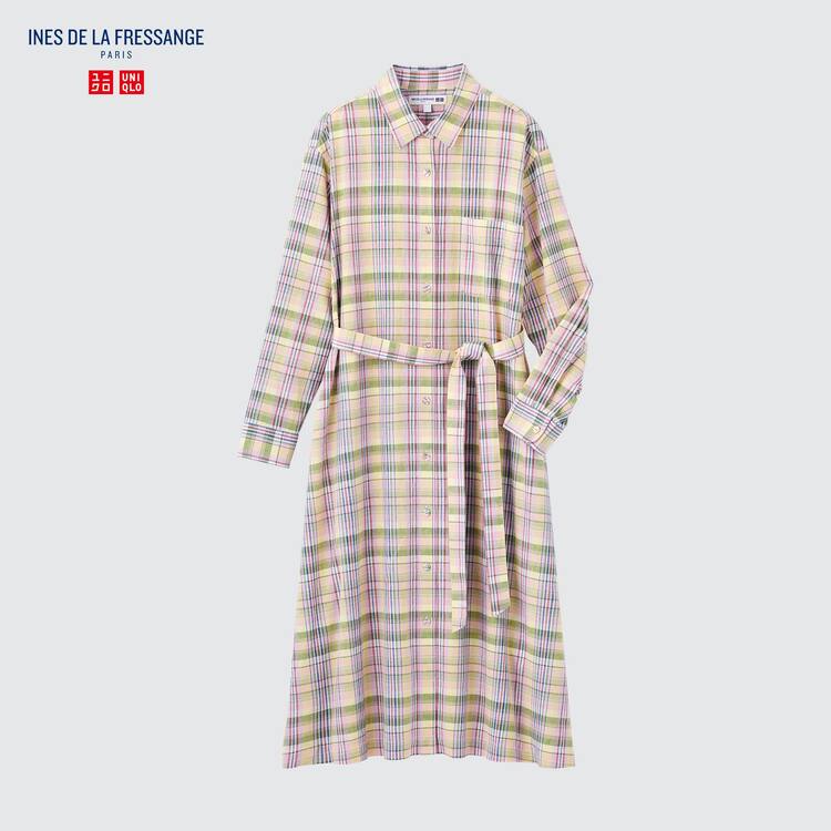 Uniqlo Ines De La Fressange Linen Bavlnene Blended Saty Damske Ruzove | UJCFDB-984
