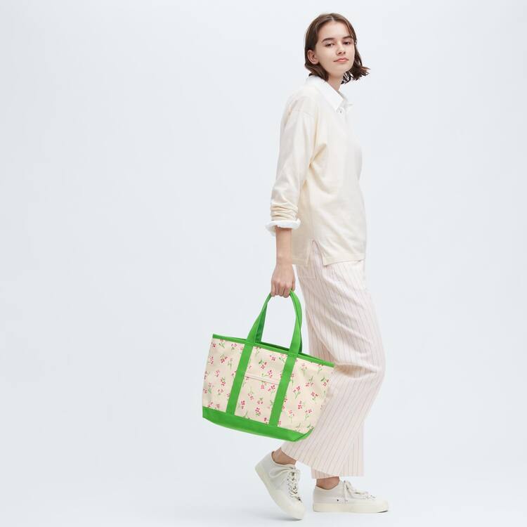 Uniqlo Ines De La Fressange Platene Tote Tasky Damske Biele | PAGDQS-205