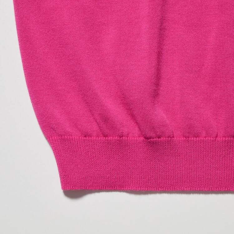 Uniqlo Ines De La Fressange Pletené Polo Kardigán Damske Ruzove | GVYCSA-432