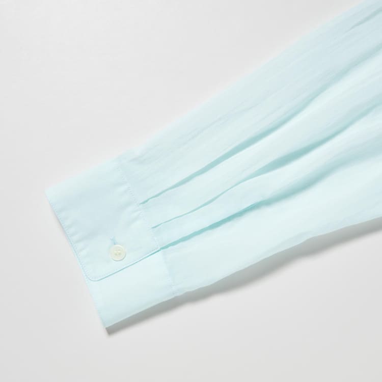 Uniqlo Ines De La Fressange Sheer Embroidered Long Sleeved Kosele Damske Modre | THPAOM-856