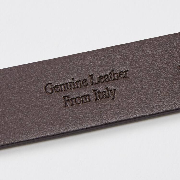 Uniqlo Italian Semisove Kozene Opasky Panske Čierne | KPJSOY-690