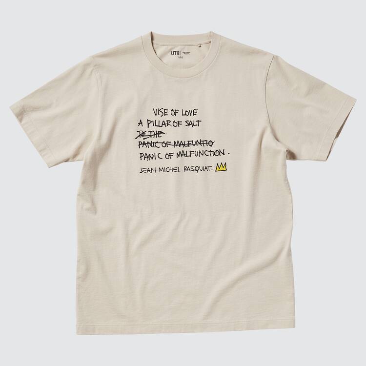 Uniqlo Jean-michel Basquiat Ut Grafika Tricko Panske Béžové | AIESCO-350