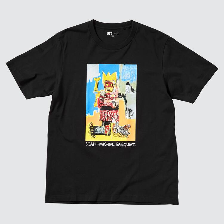 Uniqlo Jean-michel Basquiat Ut Grafika Tricko Panske Čierne | PIMRGS-170