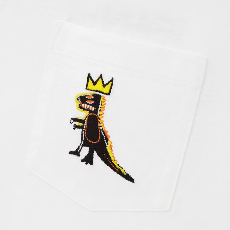 Uniqlo Jean-michel Basquiat Ut Grafika Tricko Panske Biele | YCRIHM-094