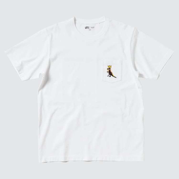 Uniqlo Jean-michel Basquiat Ut Grafika Tricko Panske Biele | YCRIHM-094