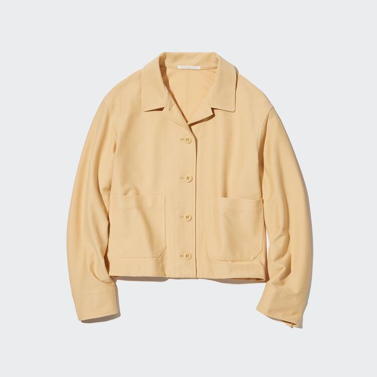 Uniqlo Jersey Relaxed Fit Bundy Damske Žlté | KQCEJP-928