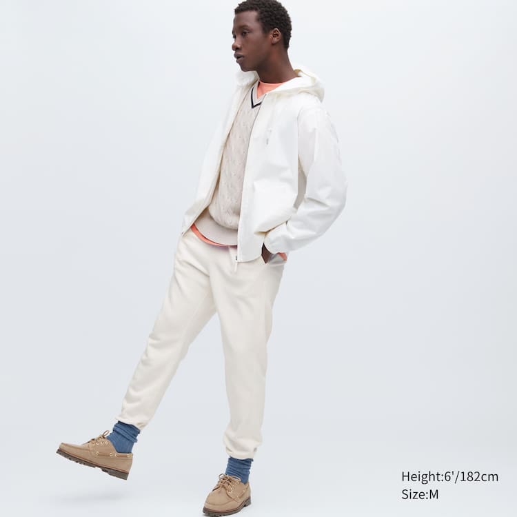 Uniqlo Joggers Nohavice Panske Biele | YBFQNP-028