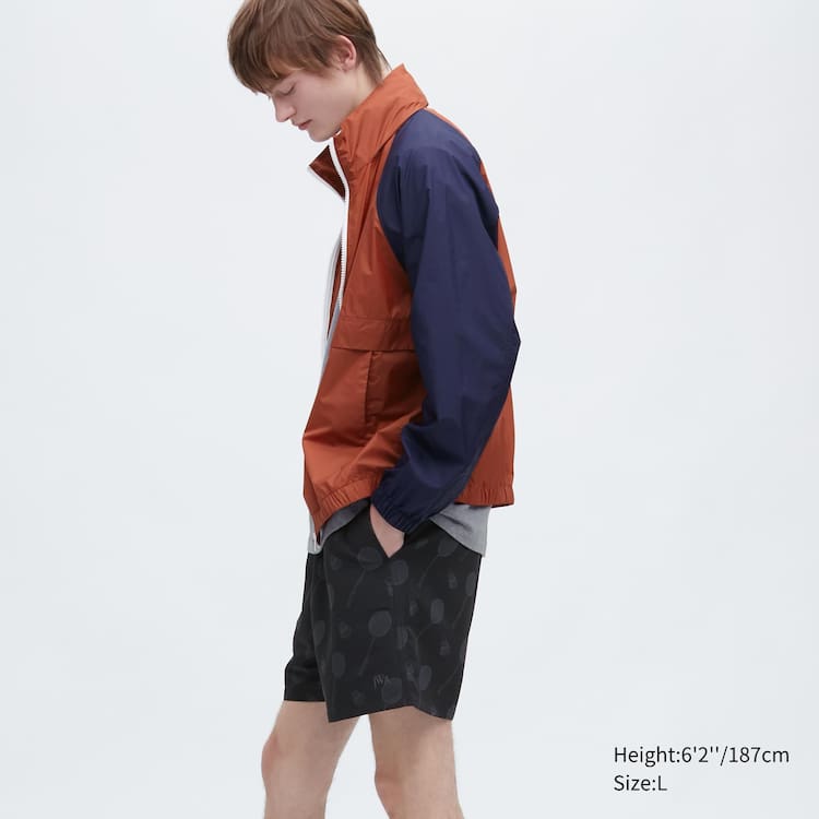 Uniqlo Jw Anderson Badminton Print Active Utility Sortky Panske Čierne | WGOKDM-401