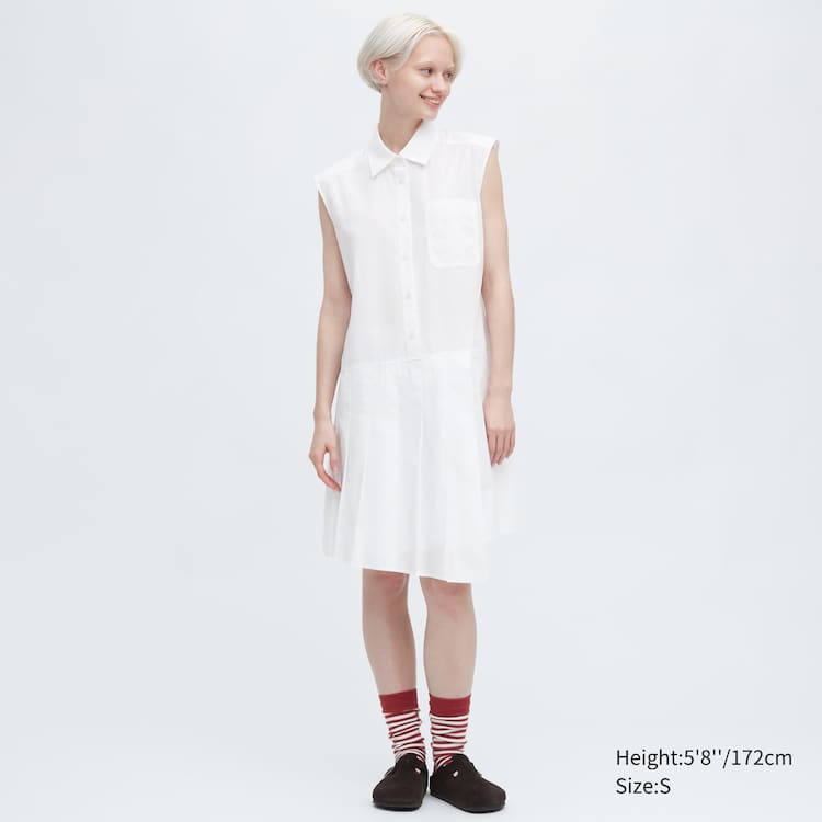 Uniqlo Jw Anderson Bez Rukavov Saty Damske Biele | RGFWTI-956