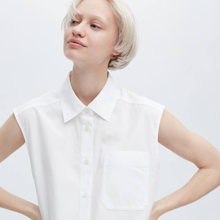Uniqlo Jw Anderson Bez Rukavov Saty Damske Biele | RGFWTI-956