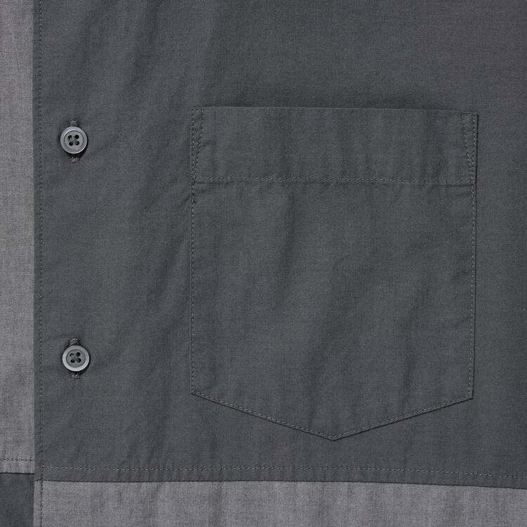 Uniqlo Jw Anderson Bežná Chambray Kratke Sleeved Kosele Panske Siva | VCWEKO-617