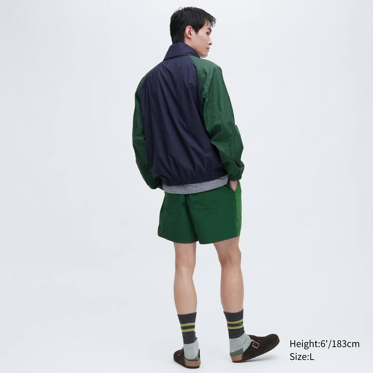 Uniqlo Jw Anderson Colour Block Active Utility Sortky Panske Zelene | UWYXFC-691