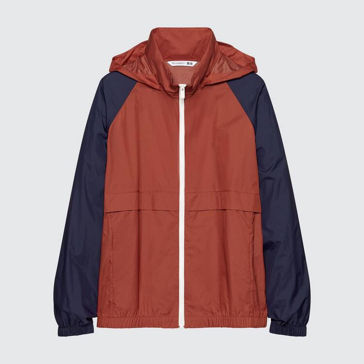 Uniqlo Jw Anderson Colour Block Uv Protection Parka Panske Červené | VBTCXP-534