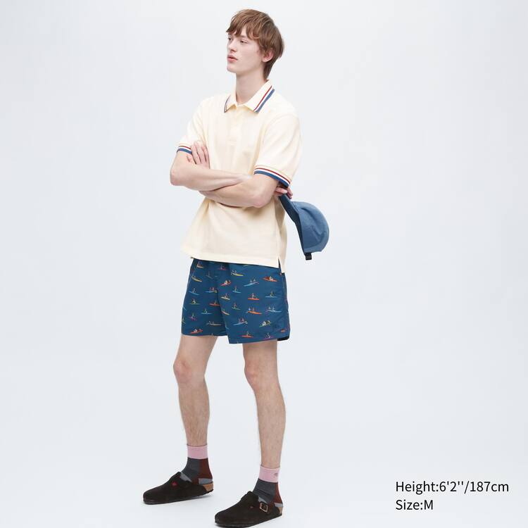 Uniqlo Jw Anderson Dry Piqué Patterned Polokosele Panske Biele | BCTJFH-896