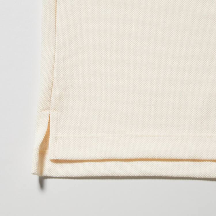 Uniqlo Jw Anderson Dry Piqué Patterned Polokosele Panske Biele | BCTJFH-896