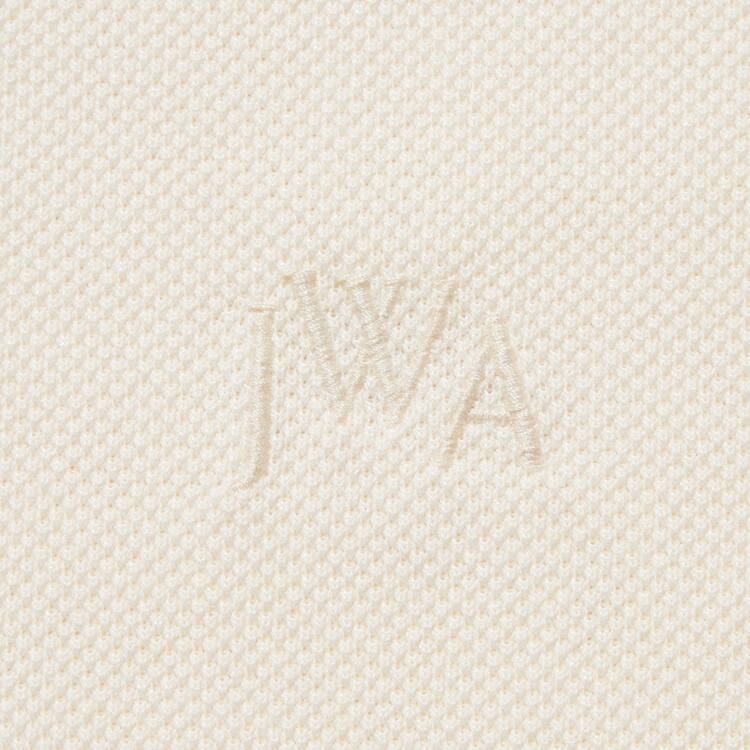 Uniqlo Jw Anderson Dry Piqué Patterned Polokosele Panske Biele | BCTJFH-896