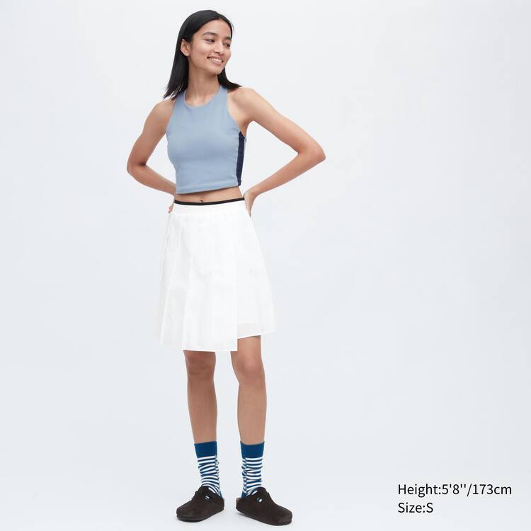 Uniqlo Jw Anderson Plisované Mini Sukne Damske Biele | DQMPZB-395
