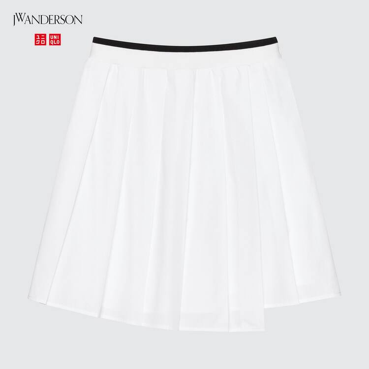 Uniqlo Jw Anderson Plisované Mini Sukne Damske Biele | DQMPZB-395
